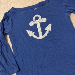 🎉Host pick!🎉 Ann Taylor Loft navy nautical top